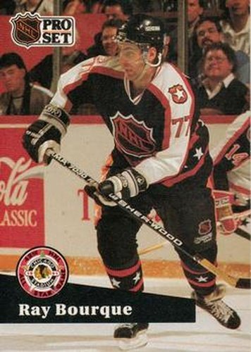 #296 Ray Bourque - 1991-92 Pro Set Hockey