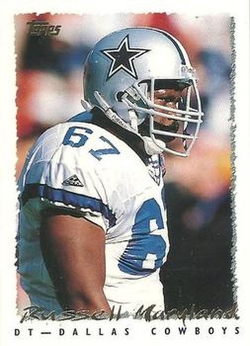#296 Russell Maryland - Dallas Cowboys - 1995 Topps Football