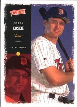 #296 Corey Koskie - Minnesota Twins - 2000 Upper Deck Victory Baseball