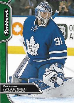#296 Frederik Andersen - Toronto Maple Leafs - 2016-17 Parkhurst Hockey