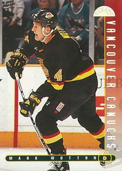 #296 Mark Wotton - Vancouver Canucks - 1995-96 Leaf Hockey