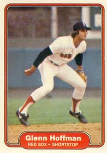 #296 Glenn Hoffman - Boston Red Sox - 1982 Fleer Baseball