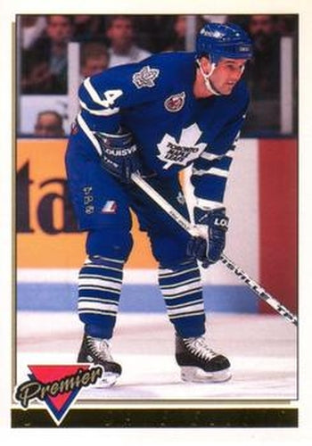 #297 Dave Ellett - Toronto Maple Leafs - 1993-94 O-Pee-Chee Premier Hockey - Gold