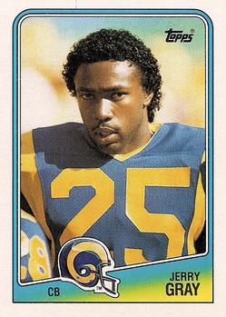 #297 Jerry Gray - Los Angeles Rams - 1988 Topps Football