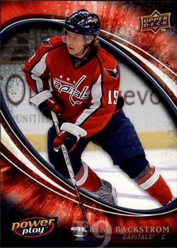 #297 Nicklas Backstrom - Washington Capitals - 2008-09 Upper Deck Power Play Box Set Hockey