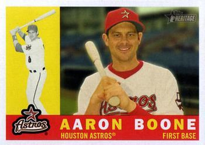 #297 Aaron Boone - Houston Astros - 2009 Topps Heritage Baseball