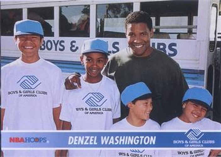 #297 Denzel Washington - 1994-95 Hoops Basketball
