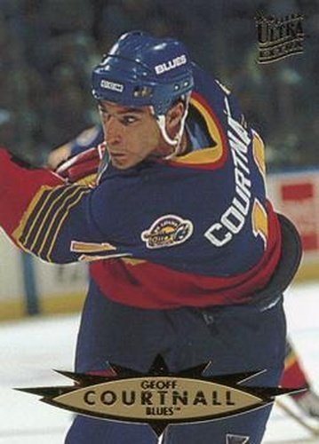 #297 Geoff Courtnall - St. Louis Blues - 1995-96 Ultra Hockey