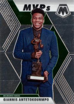 #297 Giannis Antetokounmpo - Milwaukee Bucks - 2019-20 Panini Mosaic Basketball