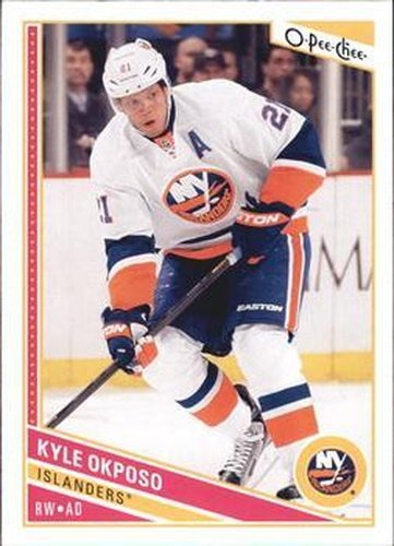 #297 Kyle Okposo - New York Islanders - 2013-14 O-Pee-Chee Hockey