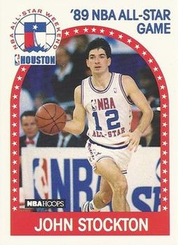 #297 John Stockton - Utah Jazz - 1989-90 Hoops Basketball
