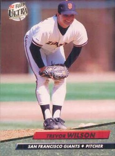 #297 Trevor Wilson - San Francisco Giants - 1992 Ultra Baseball