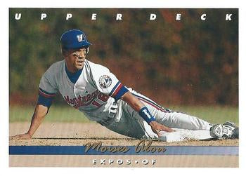 #297 Moises Alou - Montreal Expos - 1993 Upper Deck Baseball
