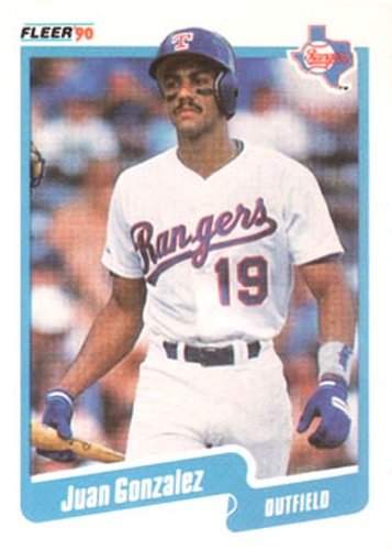 #297 Juan Gonzalez - Texas Rangers - 1990 Fleer USA Baseball