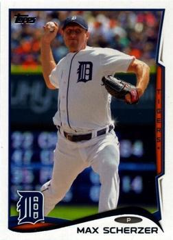 #297c Max Scherzer - Detroit Tigers - 2014 Topps Baseball