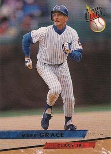 #18 Mark Grace - Chicago Cubs - 1993 Ultra Baseball
