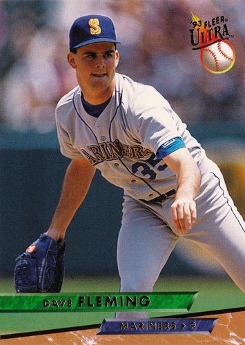 #268 Dave Fleming - Seattle Mariners - 1993 Ultra Baseball