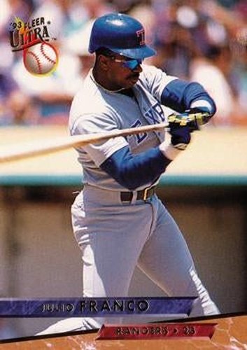 #277 Julio Franco - Texas Rangers - 1993 Ultra Baseball