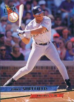 #122 Gary Sheffield - San Diego Padres - 1993 Ultra Baseball