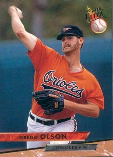 #145 Gregg Olson - Baltimore Orioles - 1993 Ultra Baseball