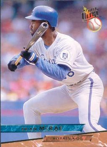 #213 Brian McRae - Kansas City Royals - 1993 Ultra Baseball