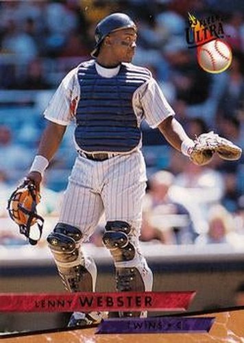 #238 Lenny Webster - Minnesota Twins - 1993 Ultra Baseball