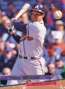 #306 David Justice - Atlanta Braves - 1993 Ultra Baseball