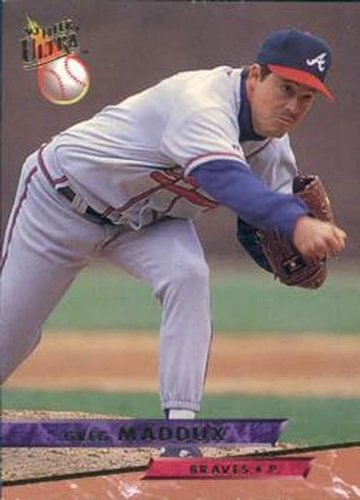 #307 Greg Maddux - Atlanta Braves - 1993 Ultra Baseball