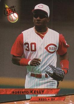 #329 Roberto Kelly - Cincinnati Reds - 1993 Ultra Baseball