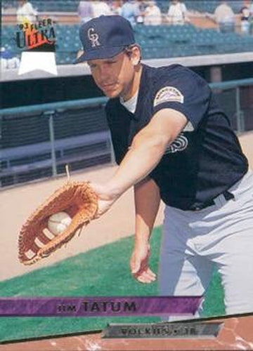#360 Jim Tatum - Colorado Rockies - 1993 Ultra Baseball