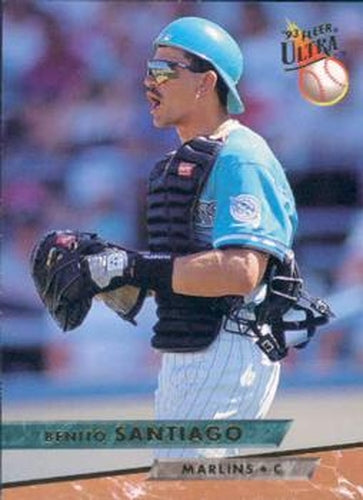 #386 Benito Santiago - Florida Marlins - 1993 Ultra Baseball