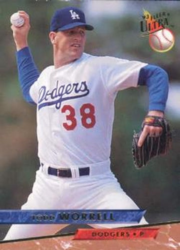#409 Todd Worrell - Los Angeles Dodgers - 1993 Ultra Baseball