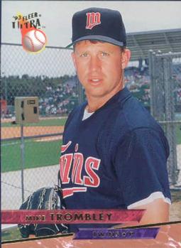 #588 Mike Trombley - Minnesota Twins - 1993 Ultra Baseball