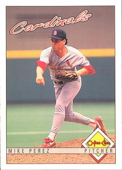 #298 Mike Perez - St. Louis Cardinals - 1993 O-Pee-Chee Baseball