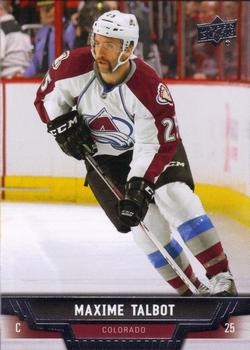 #298 Maxime Talbot - Colorado Avalanche - 2013-14 Upper Deck Hockey