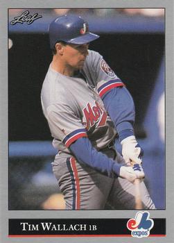 #298 Tim Wallach - Montreal Expos - 1992 Leaf Baseball