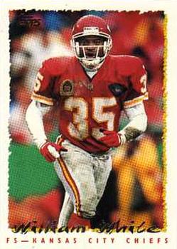 #298 William White - Kansas City Chiefs - 1995 Topps Football