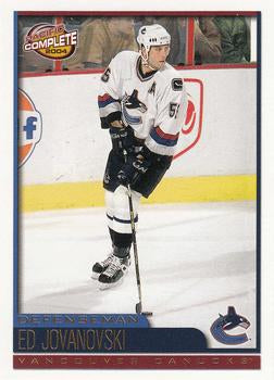 #298 Ed Jovanovski - Vancouver Canucks - 2003-04 Pacific Complete Hockey