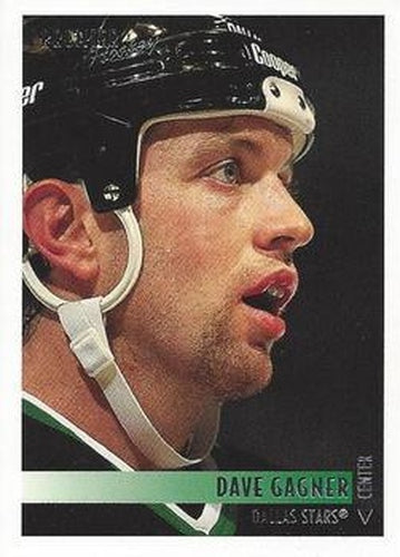 #298 Dave Gagner - Dallas Stars - 1994-95 Topps Premier Hockey