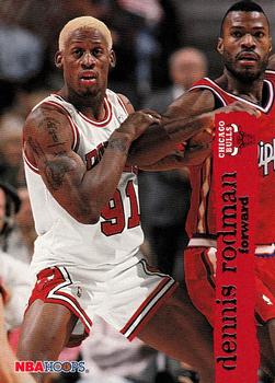 #298 Dennis Rodman - Chicago Bulls - 1995-96 Hoops Basketball