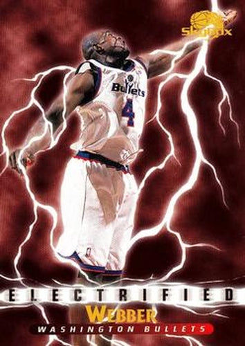 #298 Chris Webber - Washington Bullets - 1995-96 SkyBox Premium Basketball