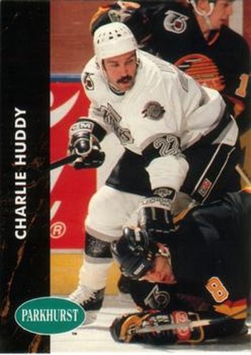#298 Charlie Huddy - Los Angeles Kings - 1991-92 Parkhurst Hockey