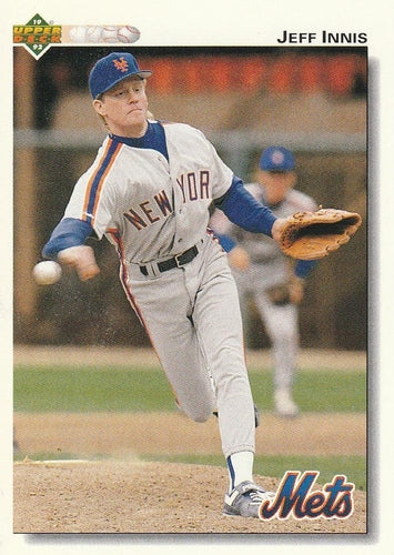 #298 Jeff Innis - New York Mets - 1992 Upper Deck Baseball