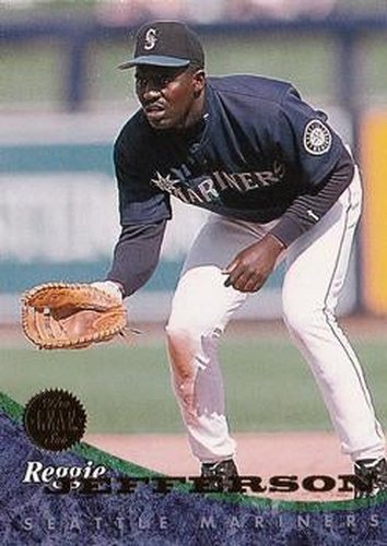 #298 Reggie Jefferson - Seattle Mariners - 1994 Leaf Baseball