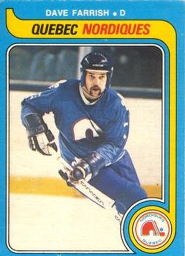 #299 Dave Farrish - Quebec Nordiques - 1979-80 O-Pee-Chee Hockey