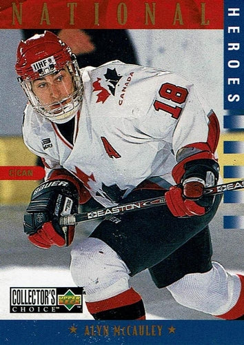 #299 Alyn McCauley - Canada - 1997-98 Collector's Choice Hockey