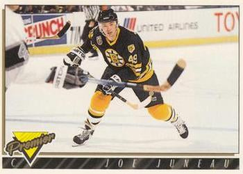 #299 Joe Juneau - Boston Bruins - 1993-94 Topps Premier Hockey