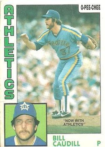 #299 Bill Caudill - Oakland Athletics - 1984 O-Pee-Chee Baseball
