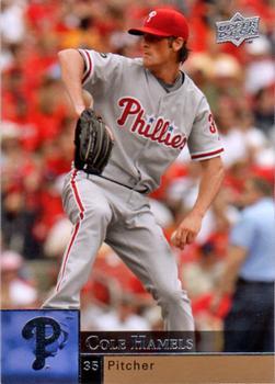 #299 Cole Hamels - Philadelphia Phillies - 2009 Upper Deck Baseball