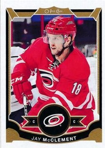 #299 Jay McClement - Carolina Hurricanes - 2015-16 O-Pee-Chee Hockey